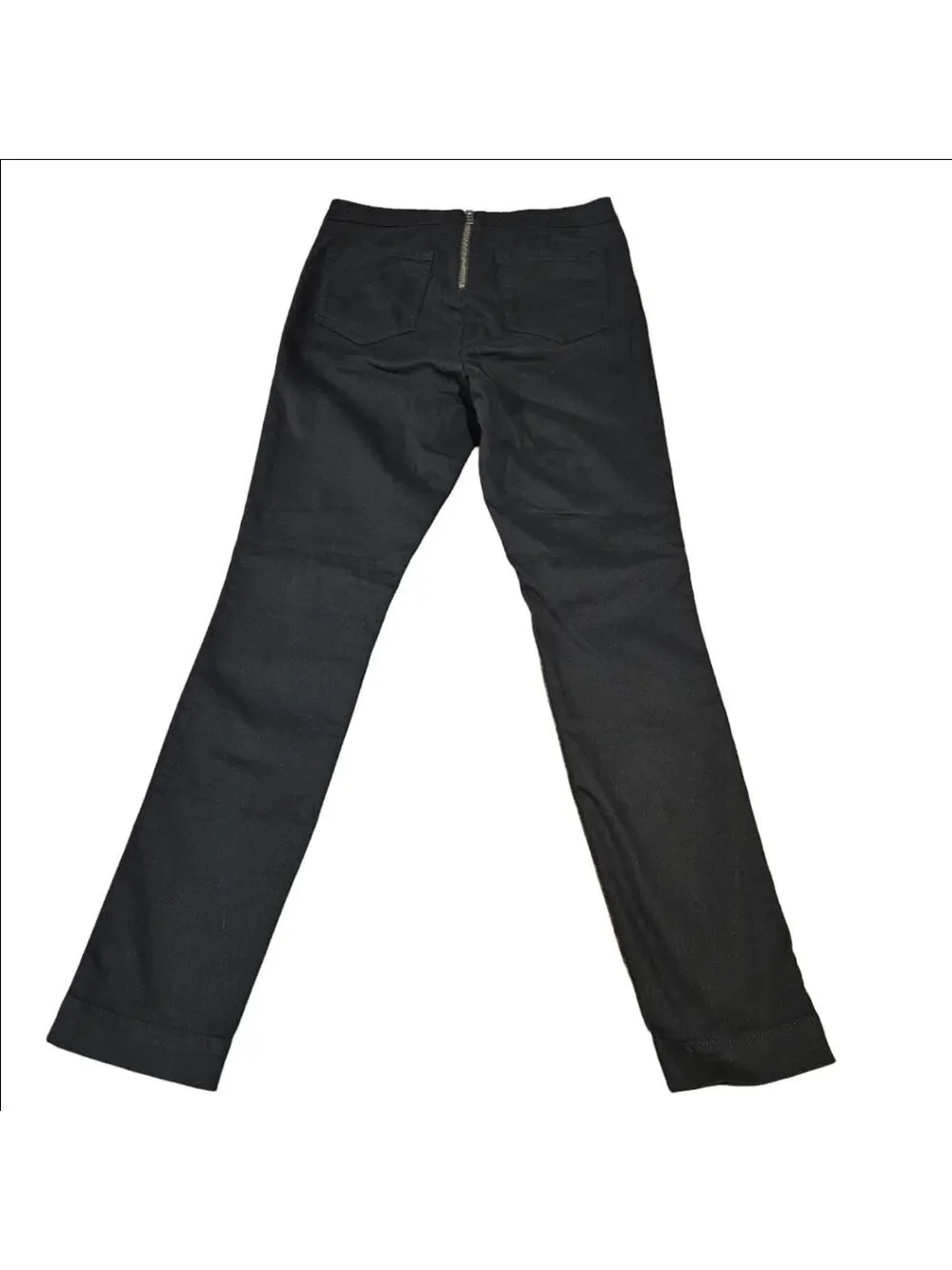 J. Crew NWT Women's Dannie Black pants with Rear Zipper, Size 2